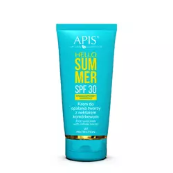 Apis - Солнцезащитный крем для лица с клеточным нектаром SPF30 - Hello Summer - SPF30 Waterproof - 50ml