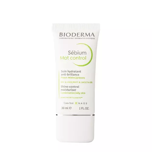 Bioderma - Матирующий крем для увлажнения комбинированной и жирной кожи - Sebium Mat Control - 30ml