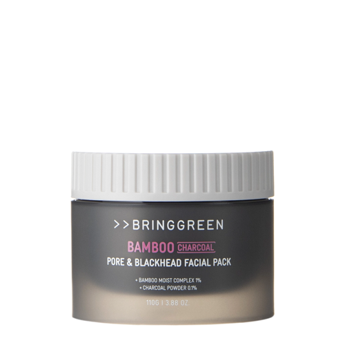 Bring Green - Bamboo Charcoal Pore & Blackhead Facial Pack - Маска для лица с активированным углем - 110g