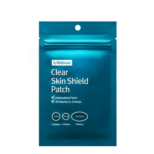 By Wishtrend - Clear Skin Shield Patch - Гидроколлоидные патчи от прыщей - 39шт.