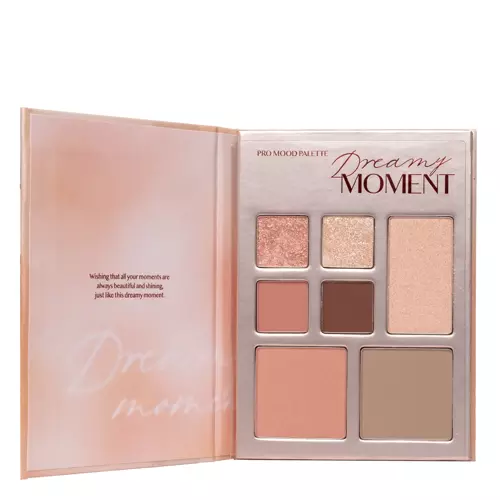 CLIO - Палетка для макияжа лица и глаз - Pro Mood Palette - 01 Dreamy Moment - 13g