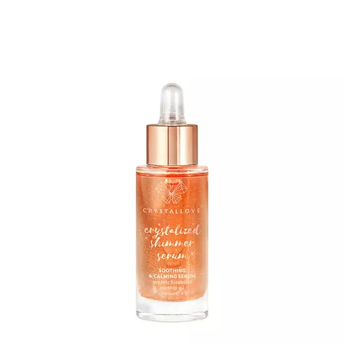 Crystallove - Rose Quartz Shimmer Serum - Сыворотка для лица с розовым кварцем и бисабололом - 30ml