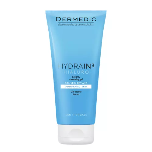 Dermedic - Кремовый гель для умывания - Hydrain 3 Hialuro - Creamy Cleansing Gel - 200ml