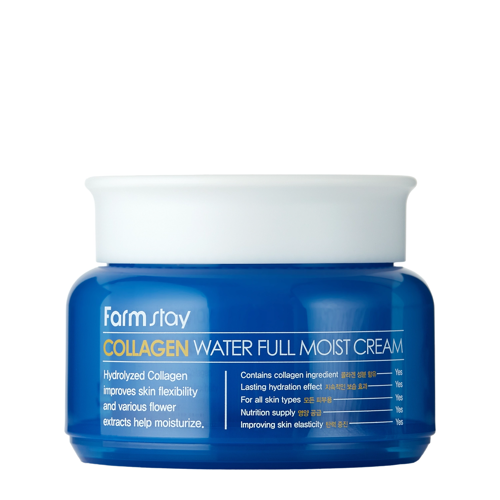 Farmstay - Collagen Water Full Moist Cream - Увлажняющий крем для лица с коллагеном - 100g