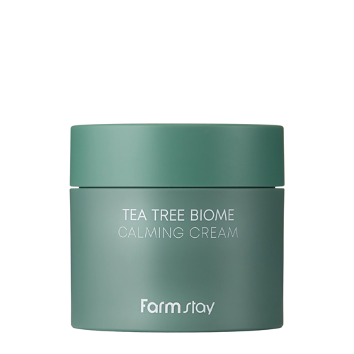Farmstay - Tea Tree Biome Calming Cream - Успокаивающий крем для лица с экстрактом чайного дерева - 80ml