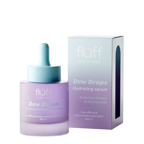 Fluff - Dew Drops - Увлажняющая сыворотка с аметистом и ниацинамидом - 30ml