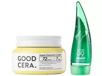 Holika Holika - Good Cera Super Ceramide Cream 60ml + Aloe 99% Soothing Gel 55ml