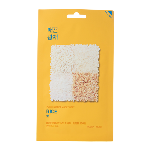 Holika Holika - Pure Essence Mask Sheet - Rice - Тканевая маска с экстрактом риса - 23ml