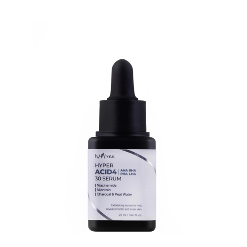 Isntree - Hyper Acid4 AHA BHA PHA LHA 30 Serum - Кислотная сыворотка для лица - 20ml