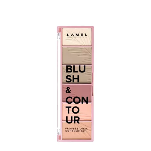 LAMEL - Палетка для контурирования лица - Blush & Contour - 03 - 16g