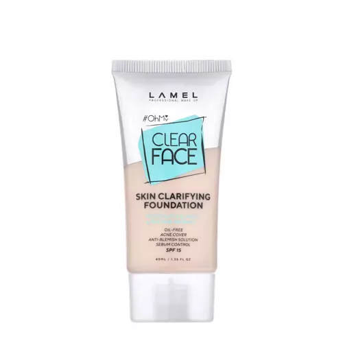 LAMEL - Тональный крем для лица - OhMy Clear Face Foundation SPF15 - 401 - 40ml