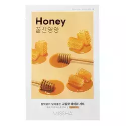 Missha - Airy Fit  Sheet Mask - Honey - Регенерирующая тканевая маска для лица с медом - 19g