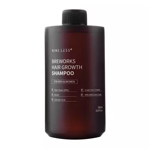 Nine Less - Breworks Hair Growth Shampoo - Укрепляющий шампунь для волос с пивными дрожжами - 500ml