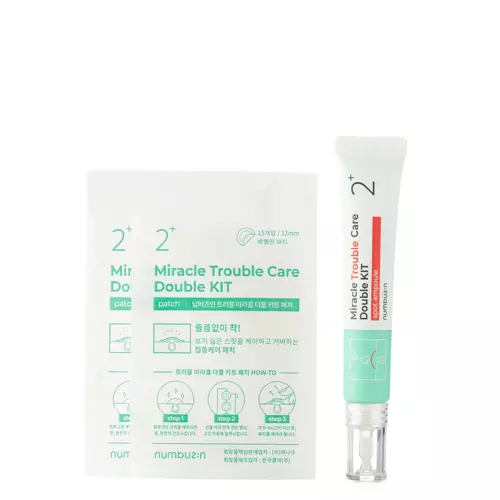 Numbuzin - No.2 - Набор для борьбы с недостатками кожи - Miracle Trouble Care Double Kit - 20ml + 30шт.