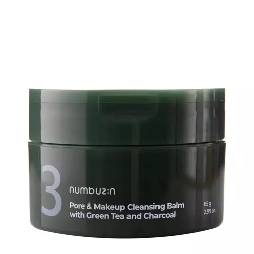 Numbuzin - Pore & Makeup Cleansing Balm With Green Tea And Charcoal - Очищающий бальзам для лица - 85g