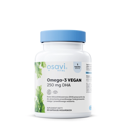 Osavi - Omega-3 Vegan (Vital) 250mg DHA - 60 мягких капсул