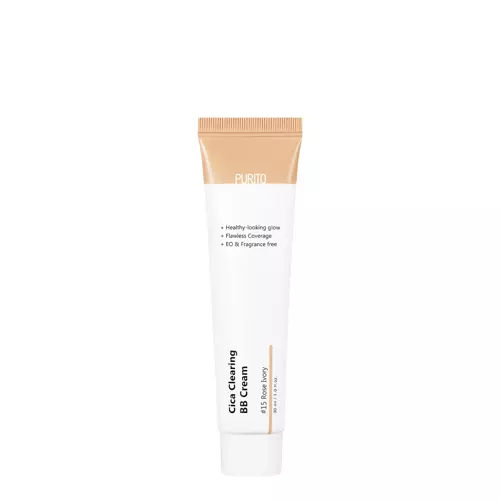 Purito - Cica Clearing BB Cream - BB-крем с экстрактом центеллы азиатской - #15 Rose Ivory - 30ml