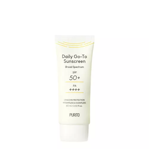 Purito - Легкий солнцезащитный крем - Daily Go-To Sunscreen SPF50+/PA++++ - 60ml