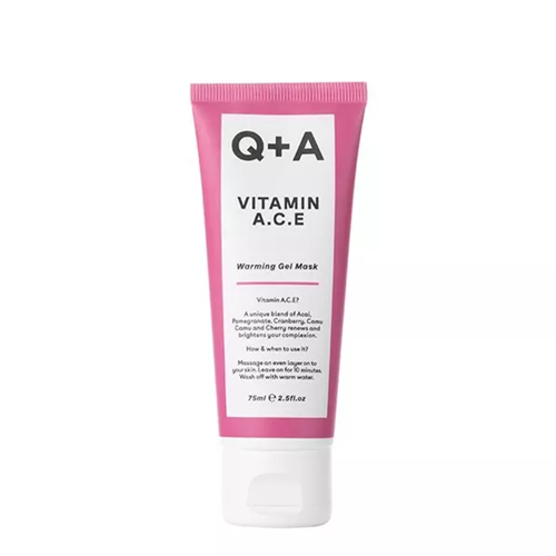 Q+A - Антиоксидантная маска с витаминами A.C.E - Vitamin A.C.E - Warming Gel Mask - 75ml