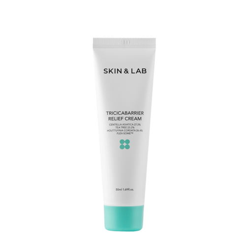 Skin&Lab - Tricicabarrier Relief Cream - Успокаивающий крем для лица с центеллой азиатской - 50ml