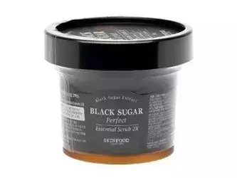 Skinfood - Black Sugar Perfect Essential Scrub 2X - Скраб для лица с коричневым сахаром - 210g