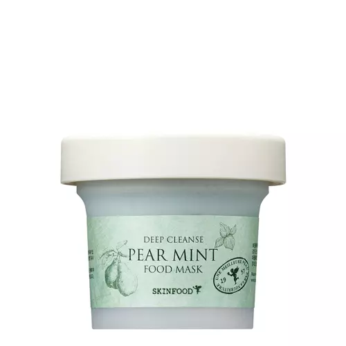 Skinfood - Pear Mint Food Mask - Очищающая и освежающая глиняная маска - 120g