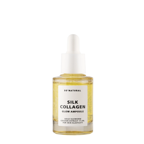 So Natural - Silk Collagen Glow Ampoule - Питательная сыворотка для сияния кожи лица - 30ml