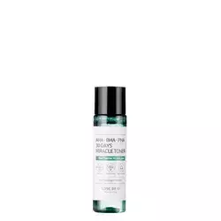 Some By Mi - AHA BHA PHA 30 Days Miracle Toner - Очищающий тонер с AHA, BHA и PHA кислотами - 30ml