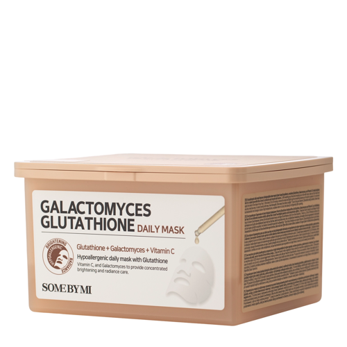 Some By Mi - Galactomyces Glutathione Daily Mask - Набор тканевых масок для лица - 350ml/30шт.