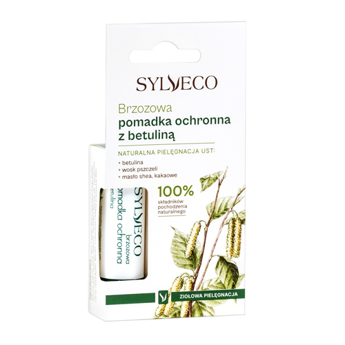 Sylveco - Защитная помада для губ с экстрактом березы и бетулином - 4,6g