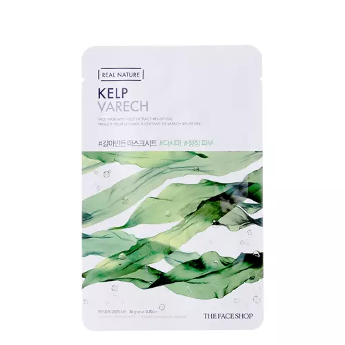 The Face Shop - Natural Mask - Kelp - Тканевая маска для лица с экстрактом водорослей - 20ml