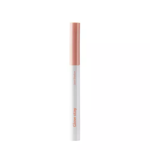 The SAEM - Glow Stay Stick Shadow - Блестящие тени для век в стике - BE02 Hazy Rose - 1,1g