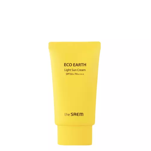 The SAEM - Легкий солнцезащитный крем - Eco Earth Light Sun Cream - SPF50+/PA++++ - 50g