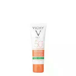 Vichy - Солнцезащитный матирующий крем 3-в-1 для жирной, проблемной кожи, SPF50+ - Capital Soleil Mattifying 3-in-1 SPF50+ - 50ml