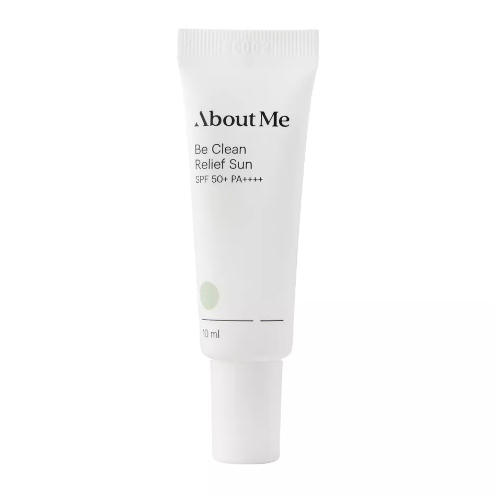 About me - Be Clean Relief Sun SPF50+ PA++++ - Легкий солнцезащитный крем с физическими фильтрами - Миниатюра - 10ml