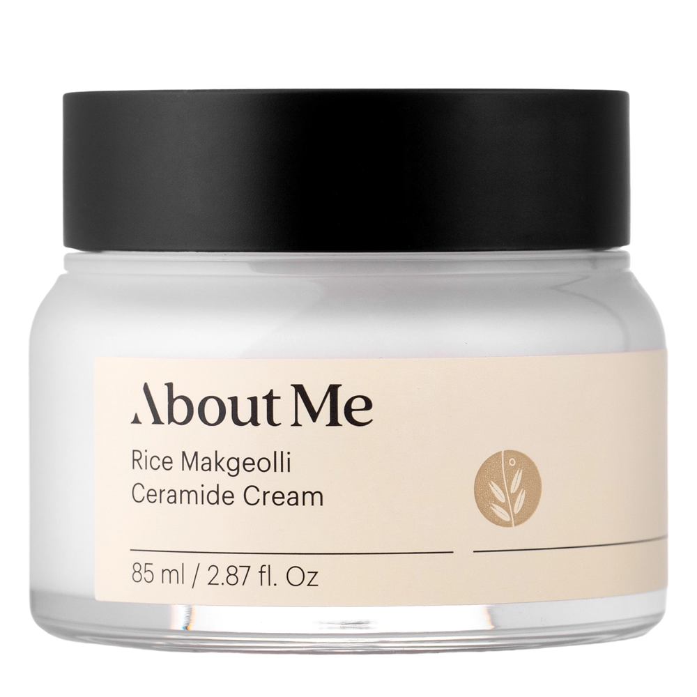 About me - Rice Makgeolli Ceramide Cream - Увлажняющий крем для лица с церамидами - 85ml