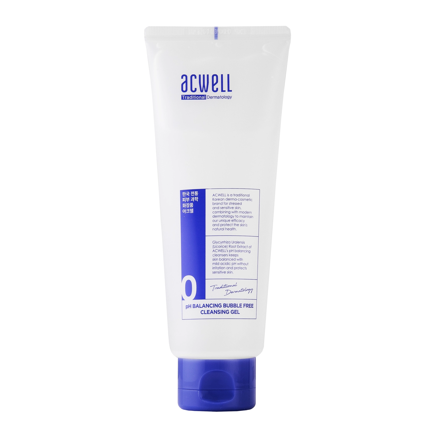 Acwell - pH Balancing Bubble Free Cleansing Gel - Мягкий гель для умывания лица - 160ml