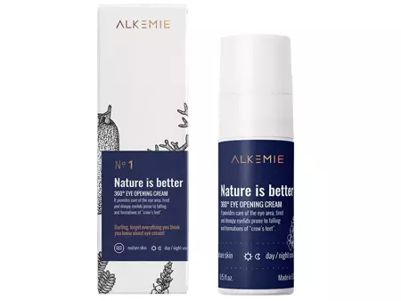 Alkemie - Nature Is Better - Eye Opening Cream - Натуральный крем для кожи вокруг глаз - 15ml