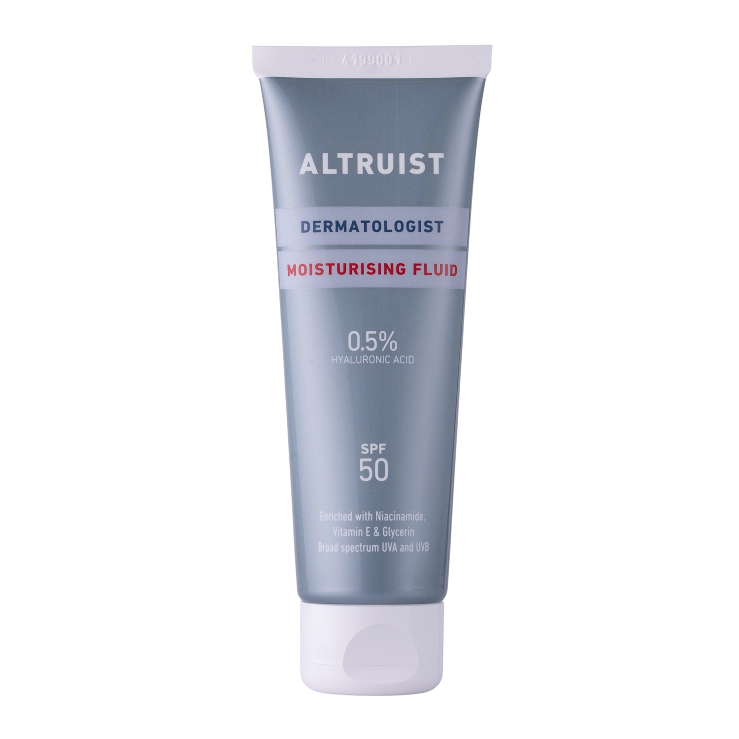 Altruist - Moisturising Fluid 0.5% Hyaluronic Acid - Увлажняющий флюид с SPF50 и гиалуроновой кислотой - 50ml