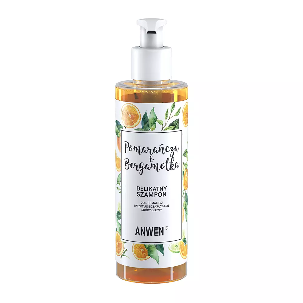 Anwen - Апельсин и бергамот - Шампунь для нормальной и жирной кожи головы - 200ml