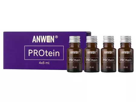 Anwen - Протеиновое восстановление в ампулах - Protein - Kuracja Proteinowa w Ampułkach - 4x8ml