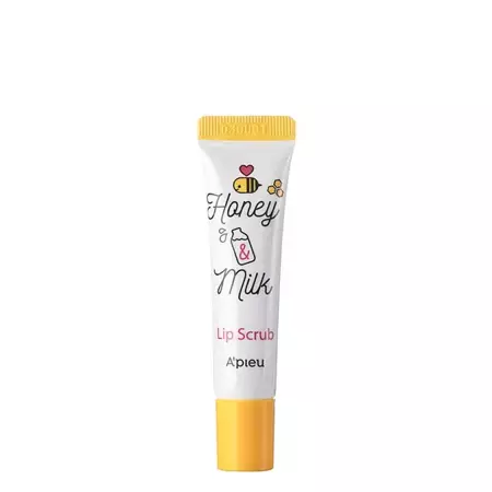 A'pieu - Нежный скраб для губ с медом - Honey & Milk Lip Scrub - 8ml