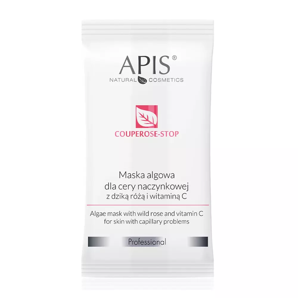 Apis - Альгинатная маска для кожи с куперозом с шиповником и витамином С - Couperose-Stop - 20g