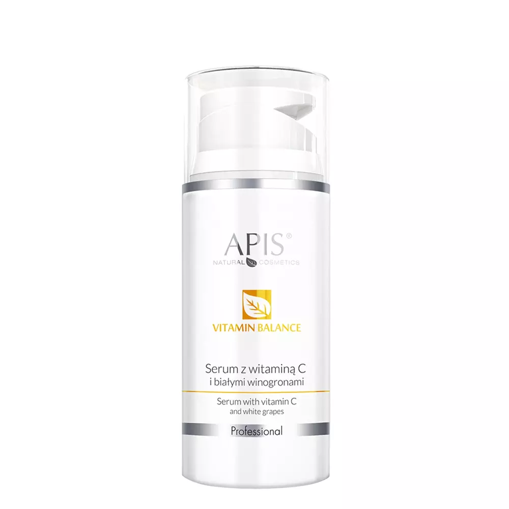 Apis - Professional - Сыворотка для лица с витамином С и белым виноградом - Vitamin Balance - Serum with Vitamin C and White Grapes - 100ml