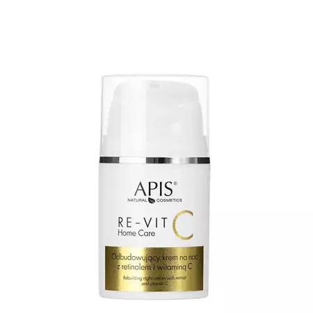Apis - Professional - Восстанавливающий ночной крем с ретинолом и витамином С - Re-Vit C Home Care - Rebuilding Night Cream with Retinol and Vitamin C - 50ml