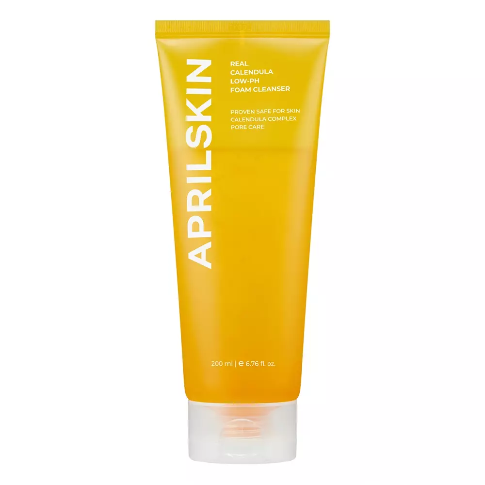 Aprilskin - Real Calendula Low pH Foam Cleanser - Гель для умывания лица с календулой - 200ml