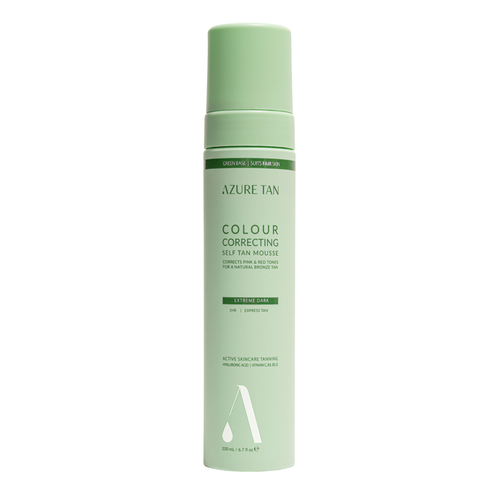 Azure Tan - Self Tan Mousse Green Base - Мусс-автозагар для тела - Extreme Dark - 200ml