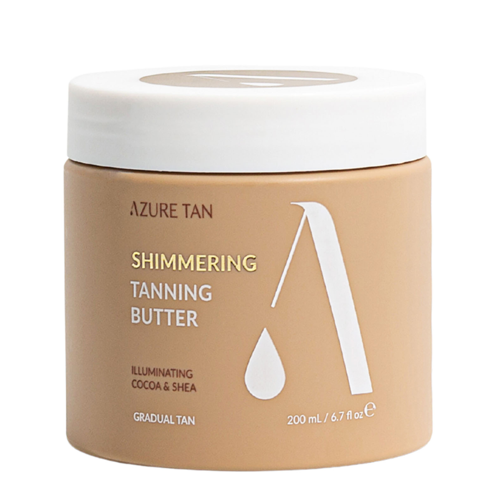 Azure Tan - Shimmering Tanning Butter - Сияющий баттер для тела с эффектом постепенного загара - 200ml