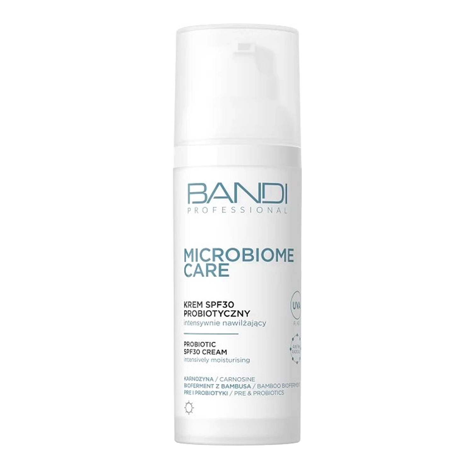 Bandi - Microbiome Care - Интенсивно увлажняющий крем SPF30 с пробиотиками - 50ml