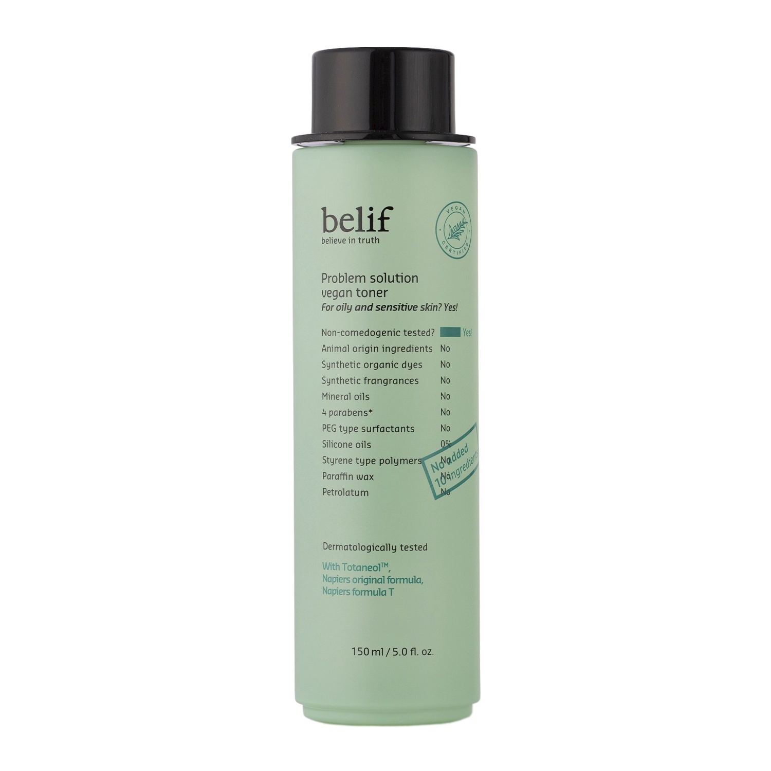 Belif - Problem Solution Vegan Toner - Успокаивающий тоник для лица с экстрактом чайного дерева - 150ml